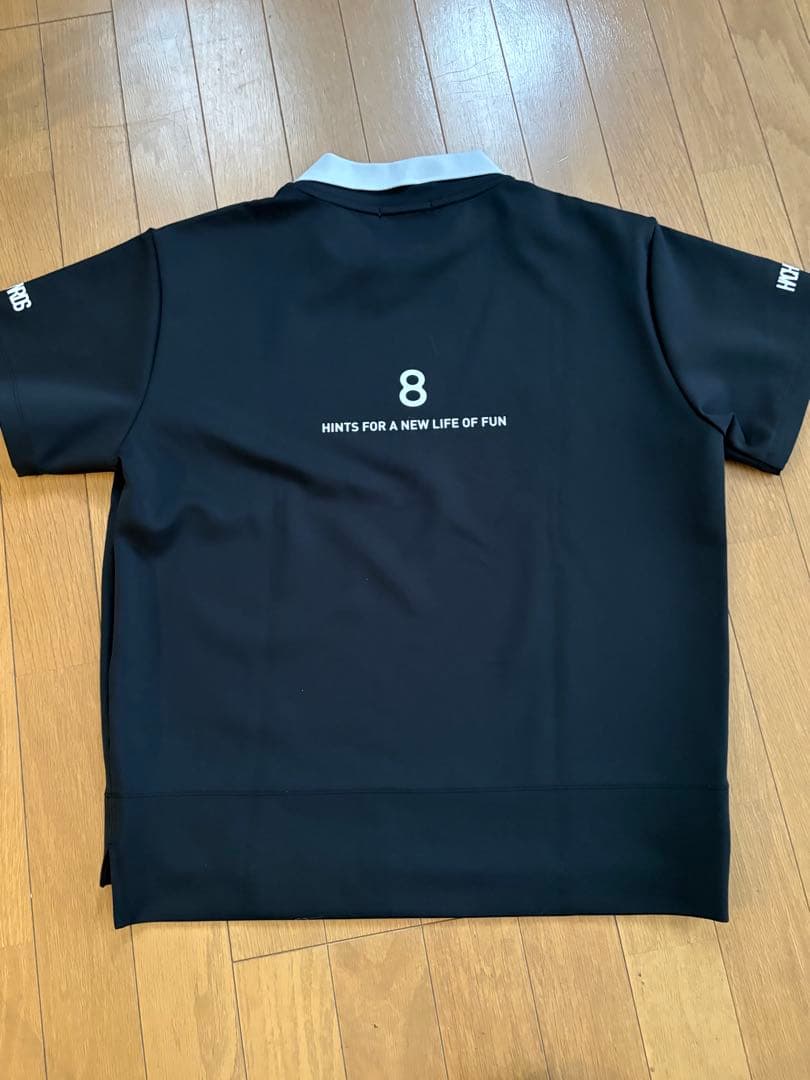 8YARDS ハチヤーズ モックネック 半袖 シャツ メンズ Lサイズ