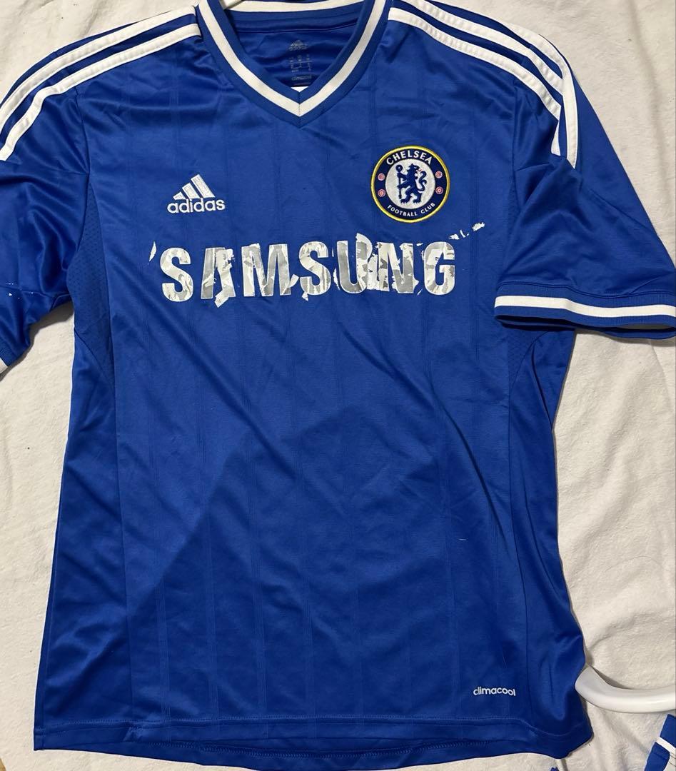 Chelsea FC adidas サッカーウェア 青　上下　Mサイズ
