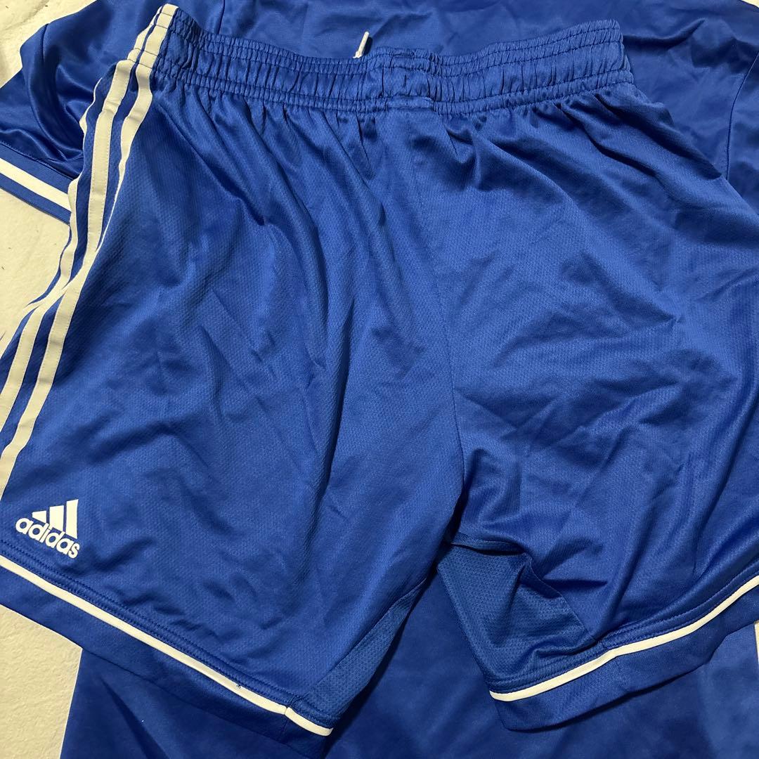 Chelsea FC adidas サッカーウェア 青　上下　Mサイズ