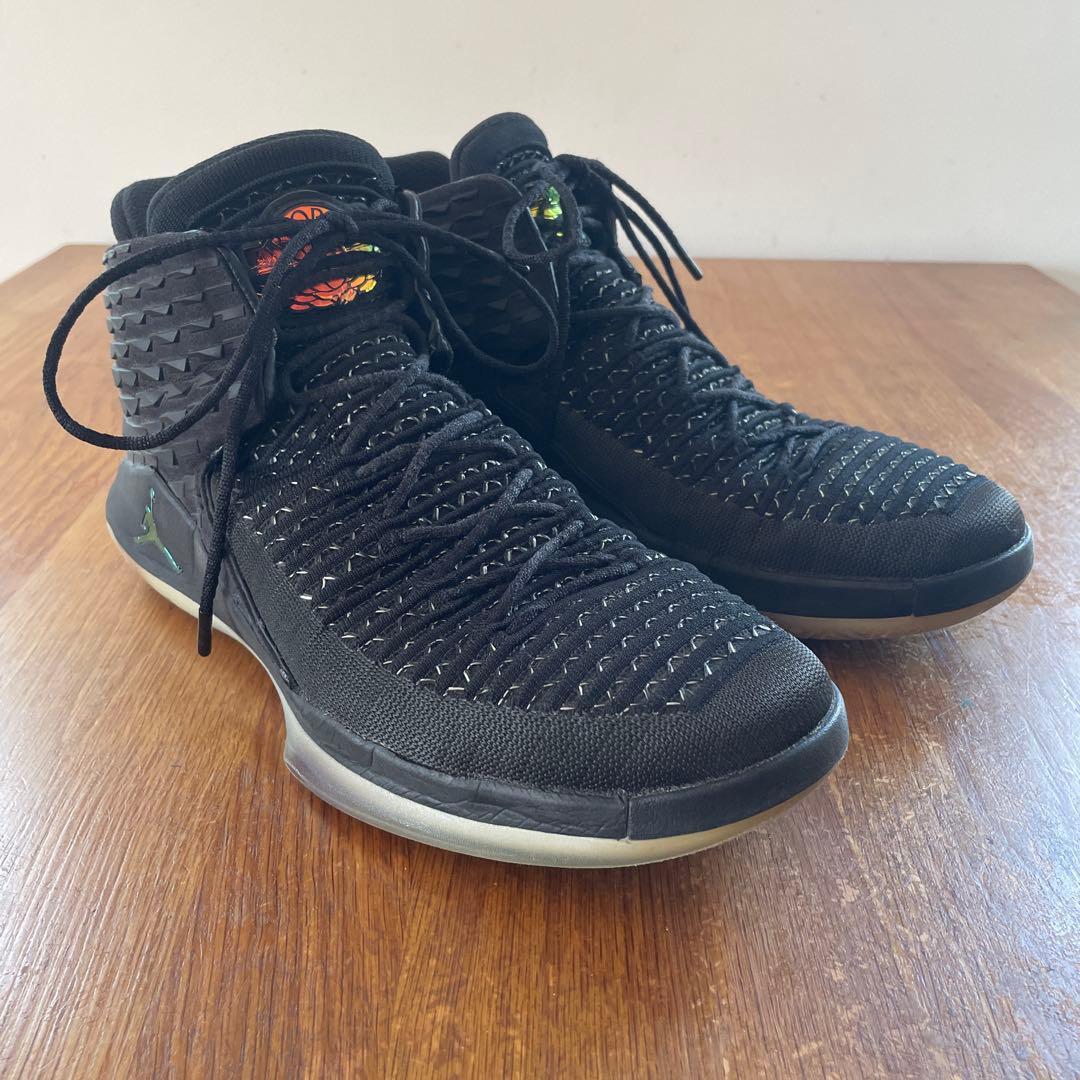 【希少美品】JORDAN 34 ブラックキャット 28.5