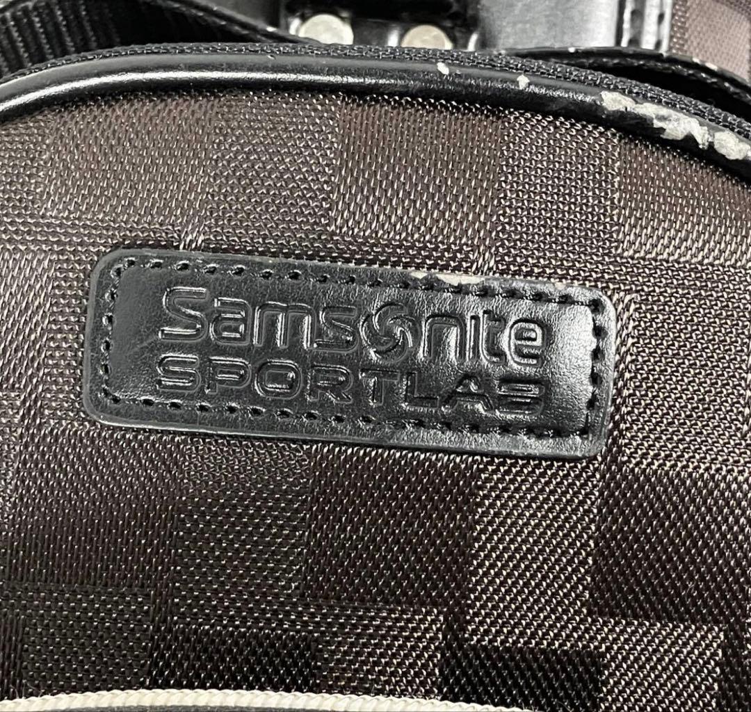 稀少Samsonite SPORTLAB キャディバッグ 6分割 サムソナイト