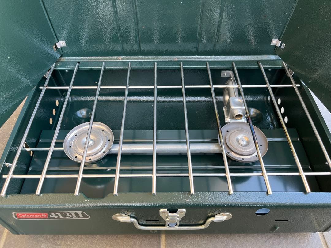 【注意⚠️】 Taka 【美品】Coleman 413H ツーバーナーコンロ