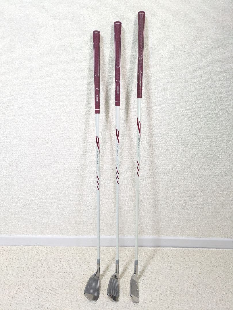 レディース KASCO WILSON キャディバッグ付きゴルフクラブセット