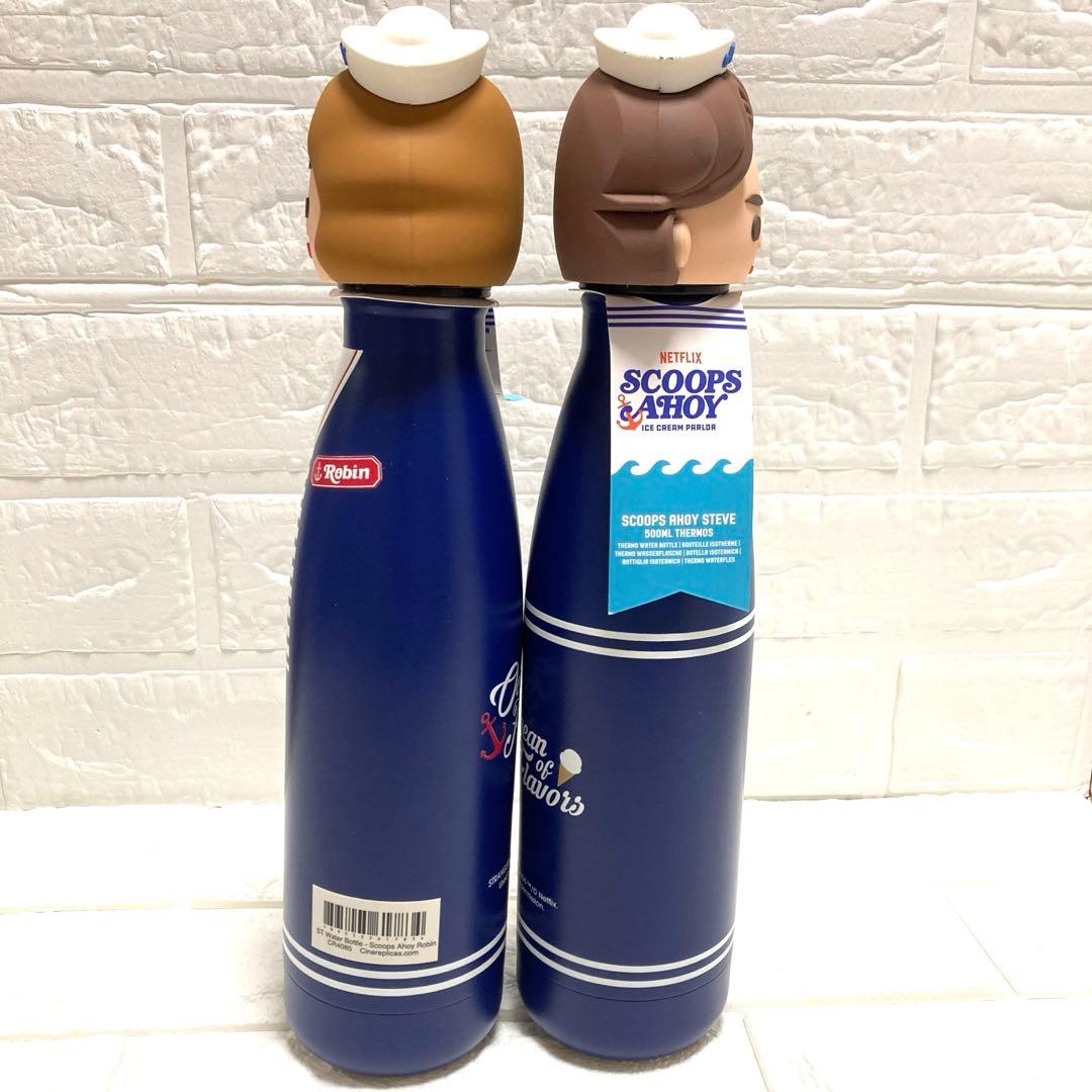 ヨーロッパ限定✨ストレンジャーシングス 水筒 500ml ロビン スティーブ