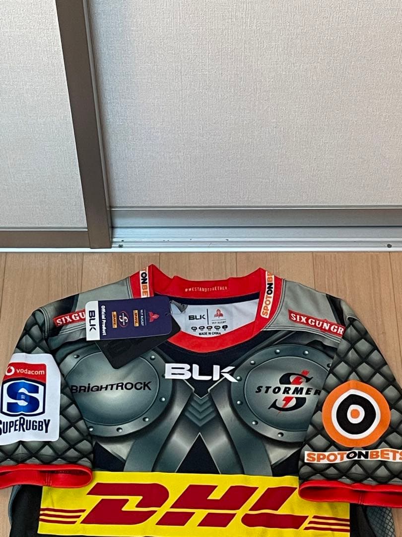 BLK#ストーマーズジャージ#スーパーラグビー STORMERS DHL