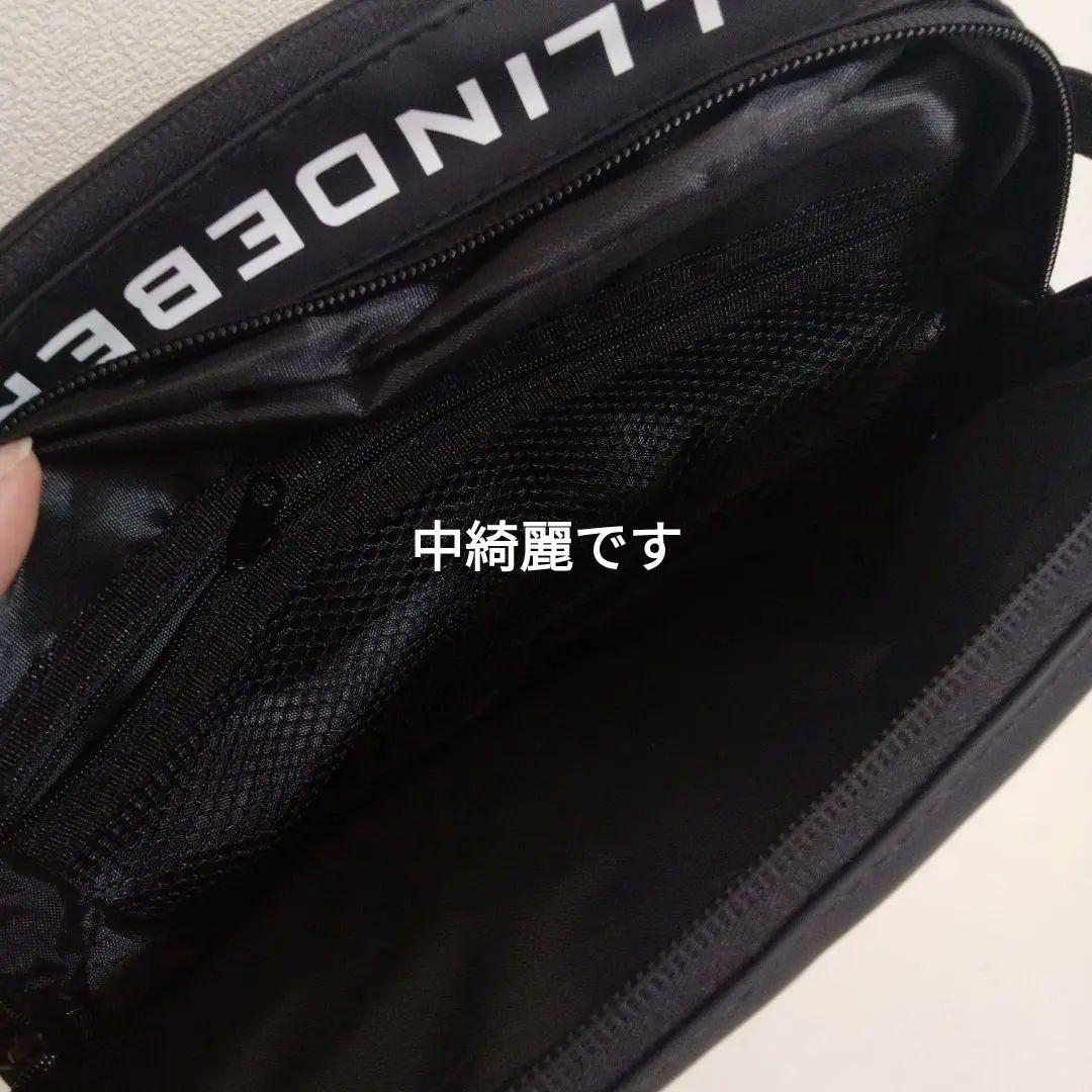 J.LINDEBERG ゴルフ用ポーチ/ビッグロゴ/バイカラー♡カートバッグ