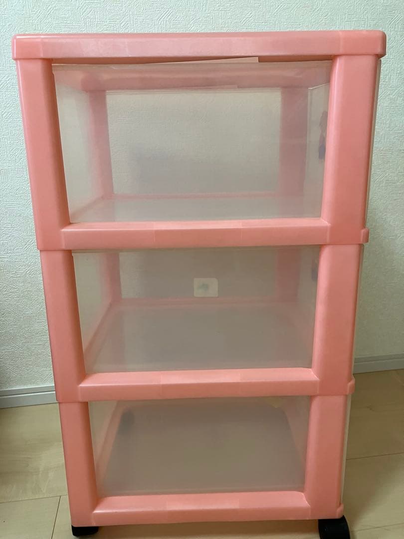 サンリオ　ミスターベアーズドリーム　3段チェスト　引き出し　収納ケース