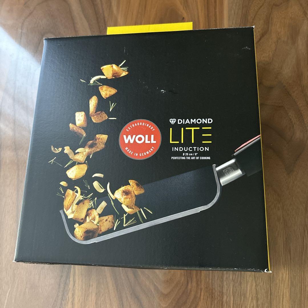 WOLL ヴォル IH対応　フッ素加工　ダイヤモンド ライトフライパン 20cm