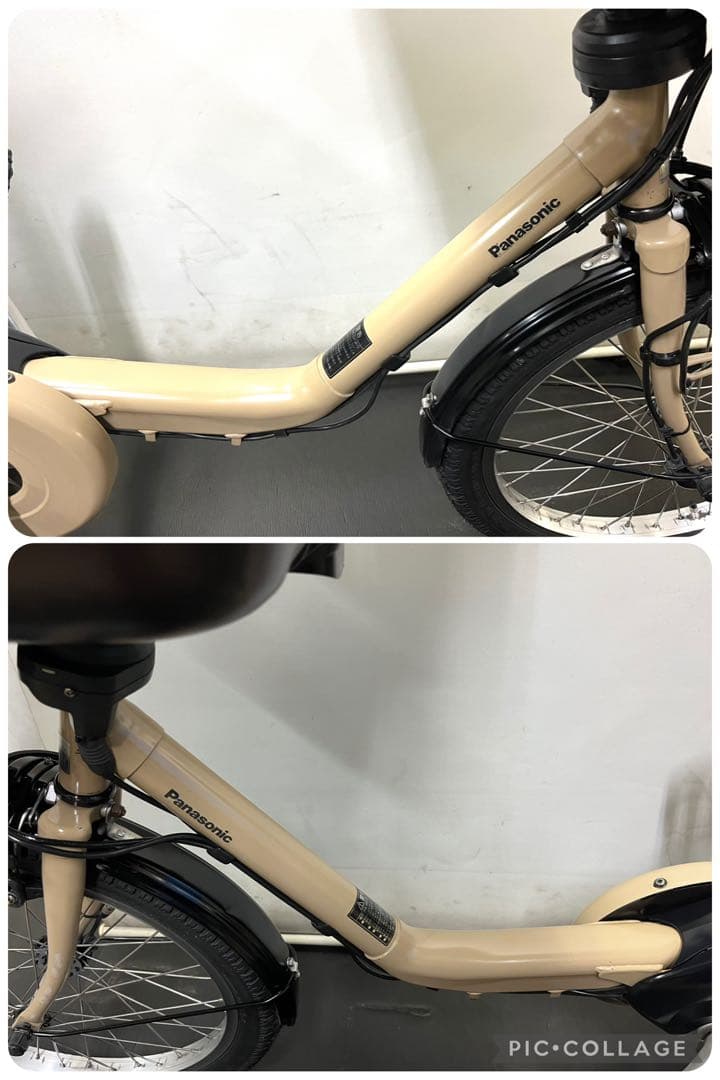 1年保証 送料無料　新型　パナソニック　ラクイック　大容量　電動アシスト自転車
