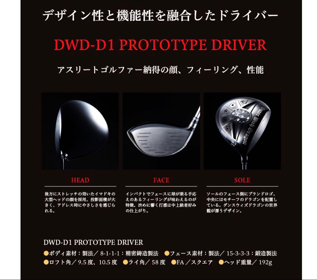 レア品ダンスウィズドラゴンD1 PROTOTYPE D10.5
