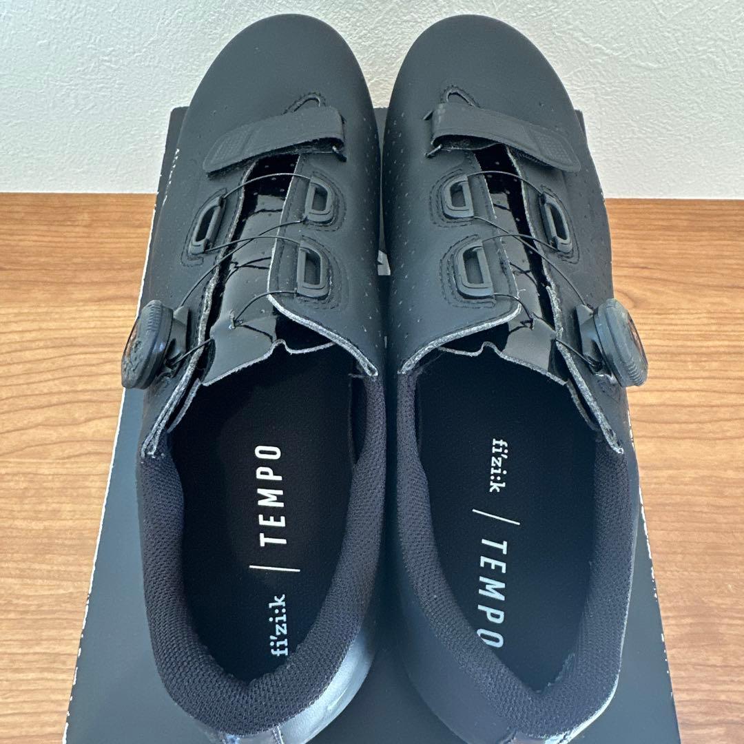 【美品】fizik TEMPO ブラック シューズ
