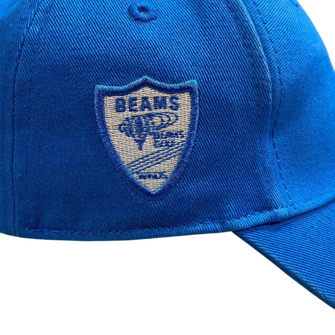 BEAMS GOLF ビームス ゴルフ キャップ ブルー系 刺繍 ワッペン