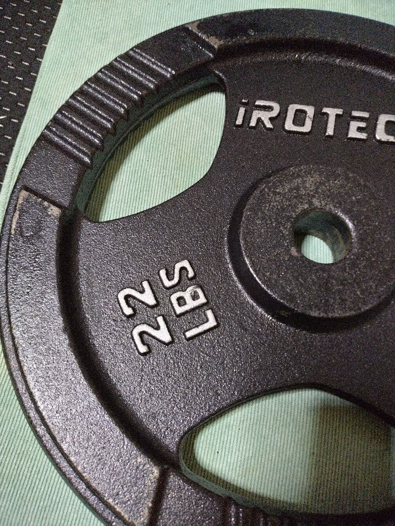 iROTEC　アイロテック　10kg×2枚 バーベルプレート