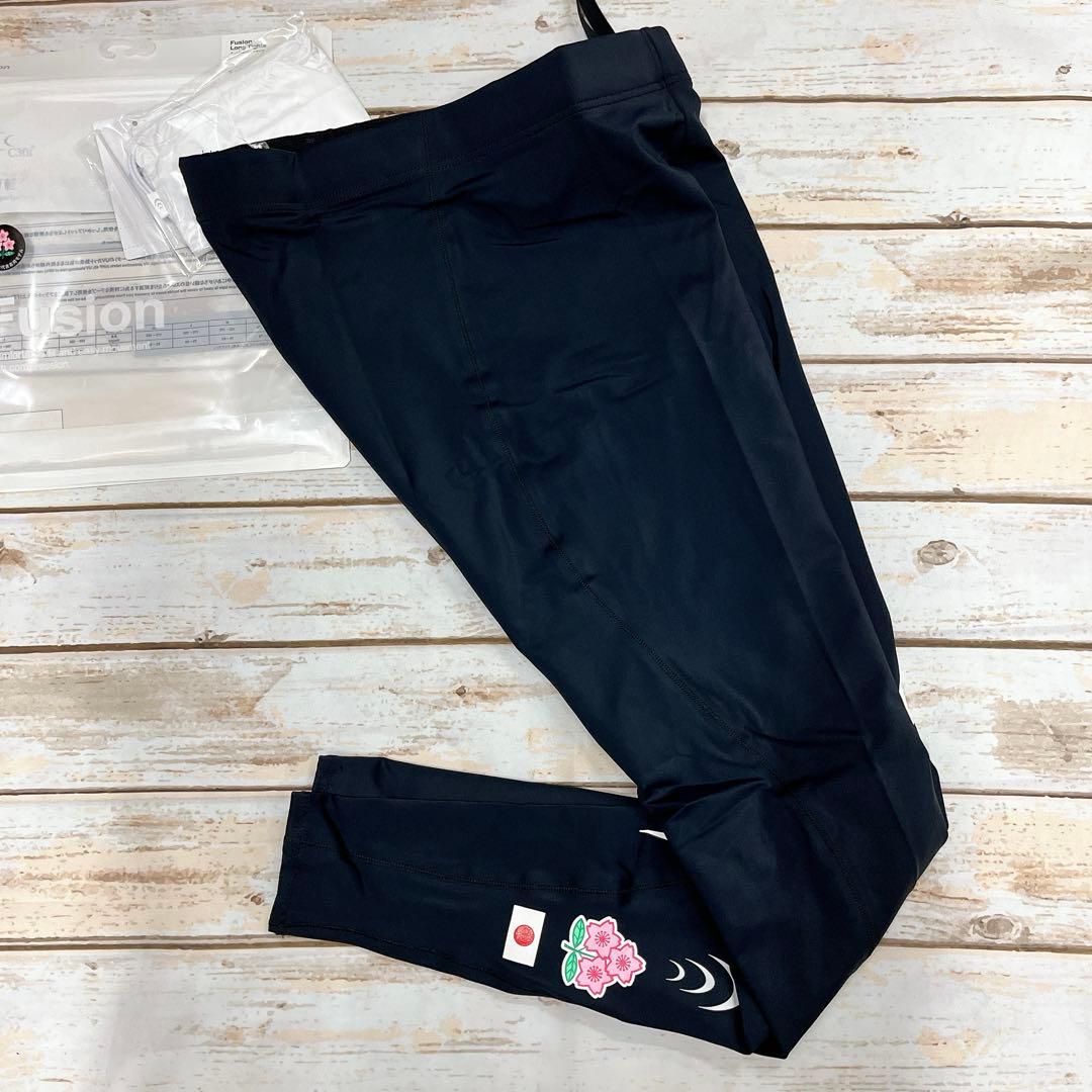 C3fit フュージョンロングタイツ　黒　M 新品