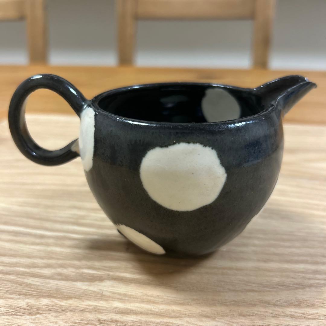 人気作家　陶芸作家　常滑焼　常緑窯　丹下悦子　水差し　湯冷し　ミルクポット　片口
