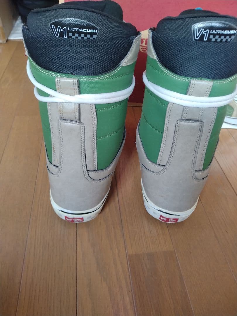 VANS スノーボードブーツ グレー/グリーン　27センチ