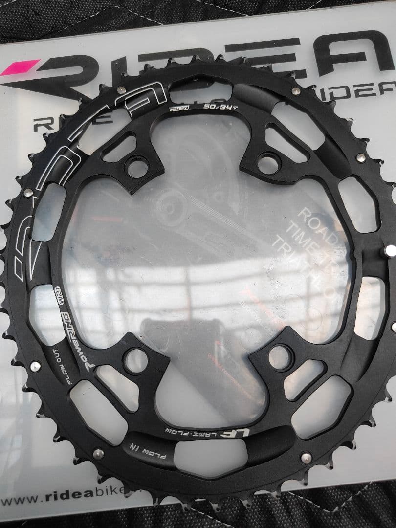 RIDEA 楕円 チェーンリング 50/34T