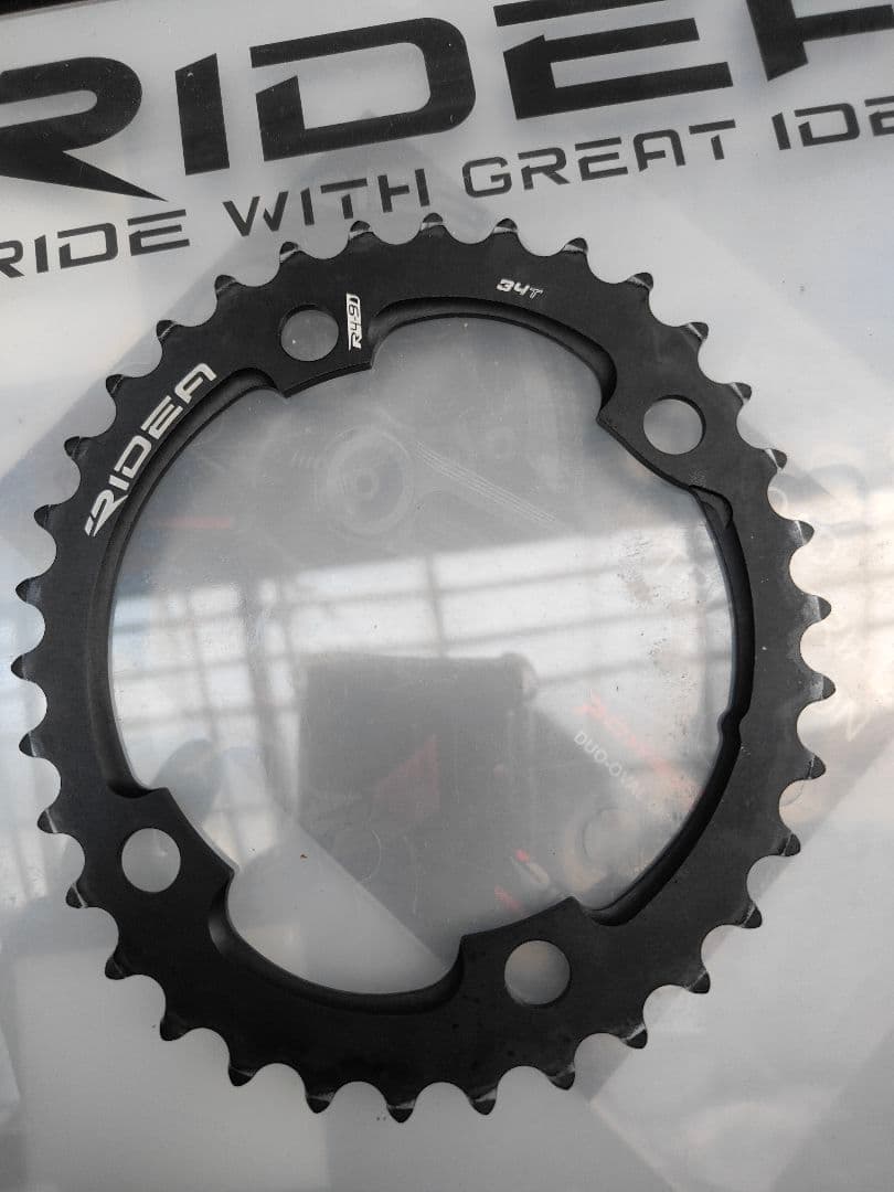 RIDEA 楕円 チェーンリング 50/34T