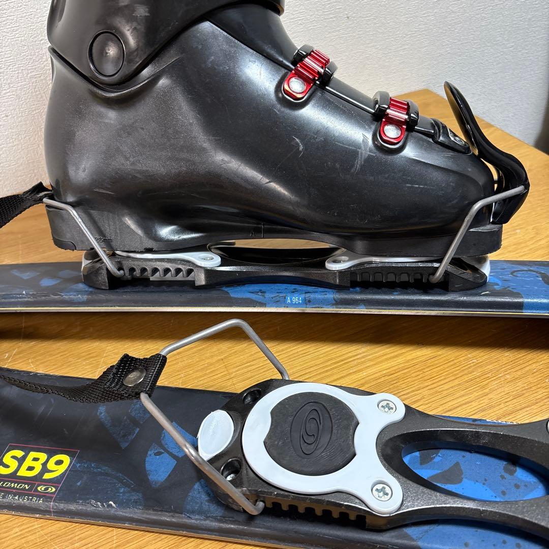 サロモン メンズショートスキーセット　ファンスキー　hart 28-28.5cm
