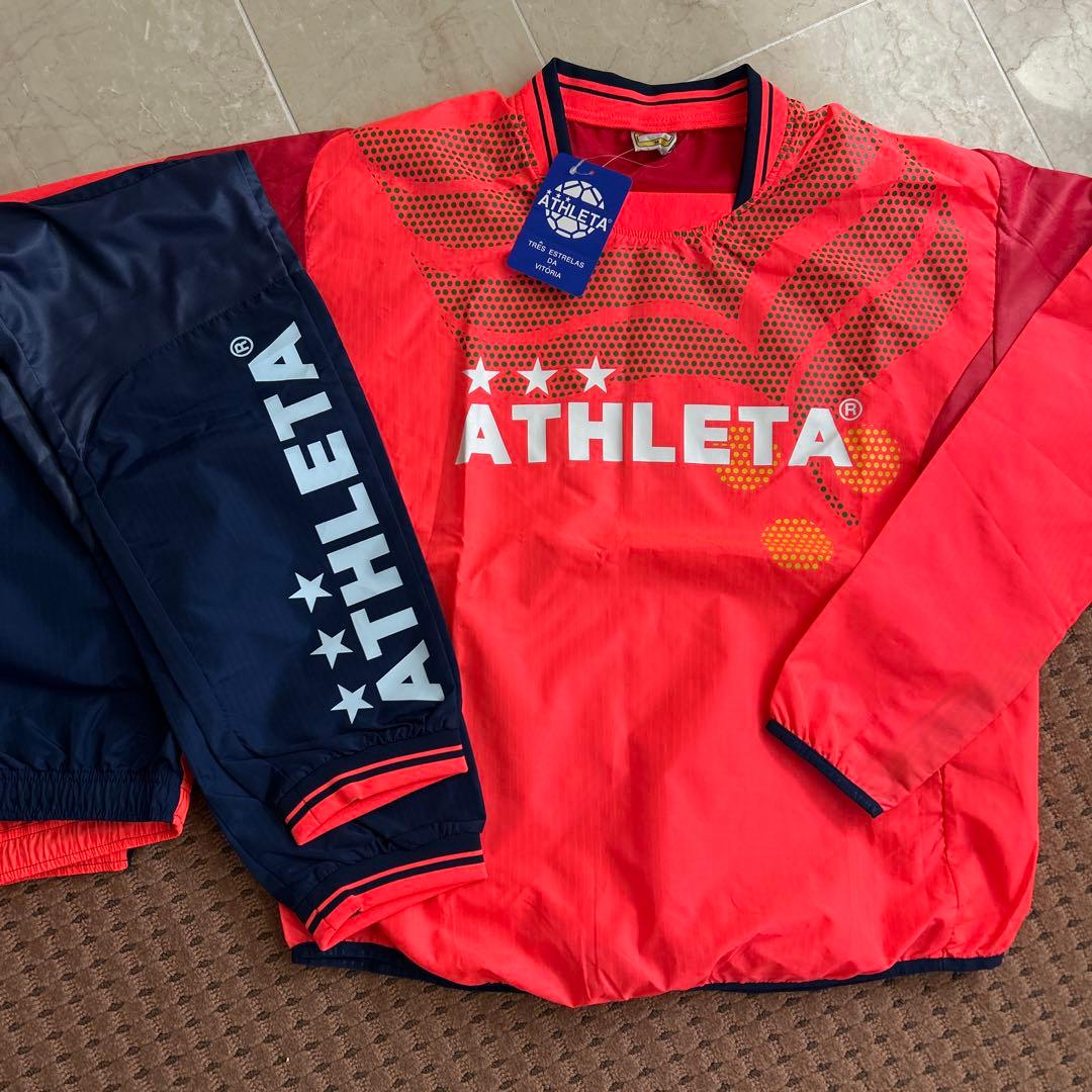 ★新品10,450円★ATHLETA ピステ ジャージ セットM サッカー