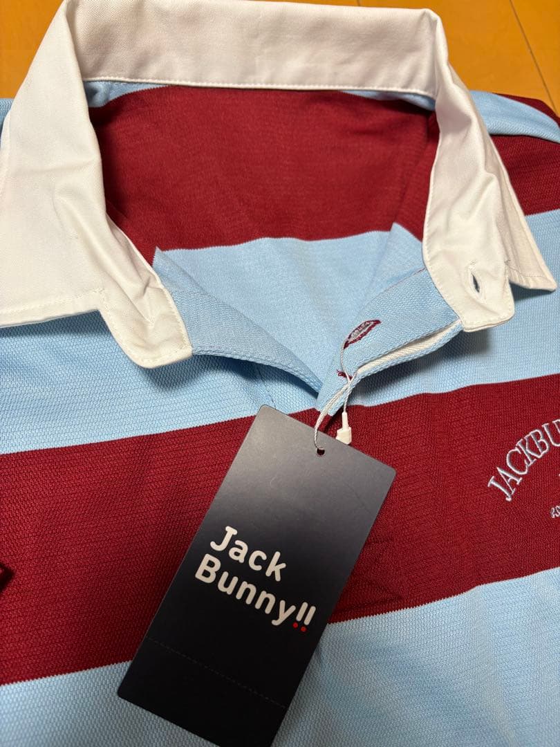 Jack Bunny!! ラガーシャツ風メンズゴルフシャツsize 6⭐︎新品タグ