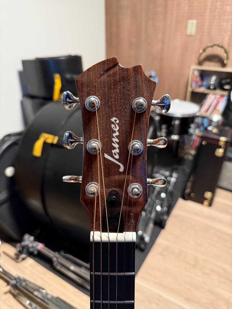 James アコースティックギター ブラウン カッタウェイ