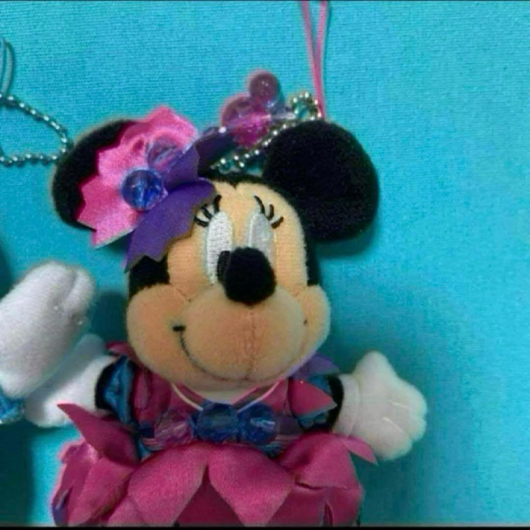 ディズニー　デイジー　ドナルド　ミニー　ぬいぐるみストラップ　キーチェーン