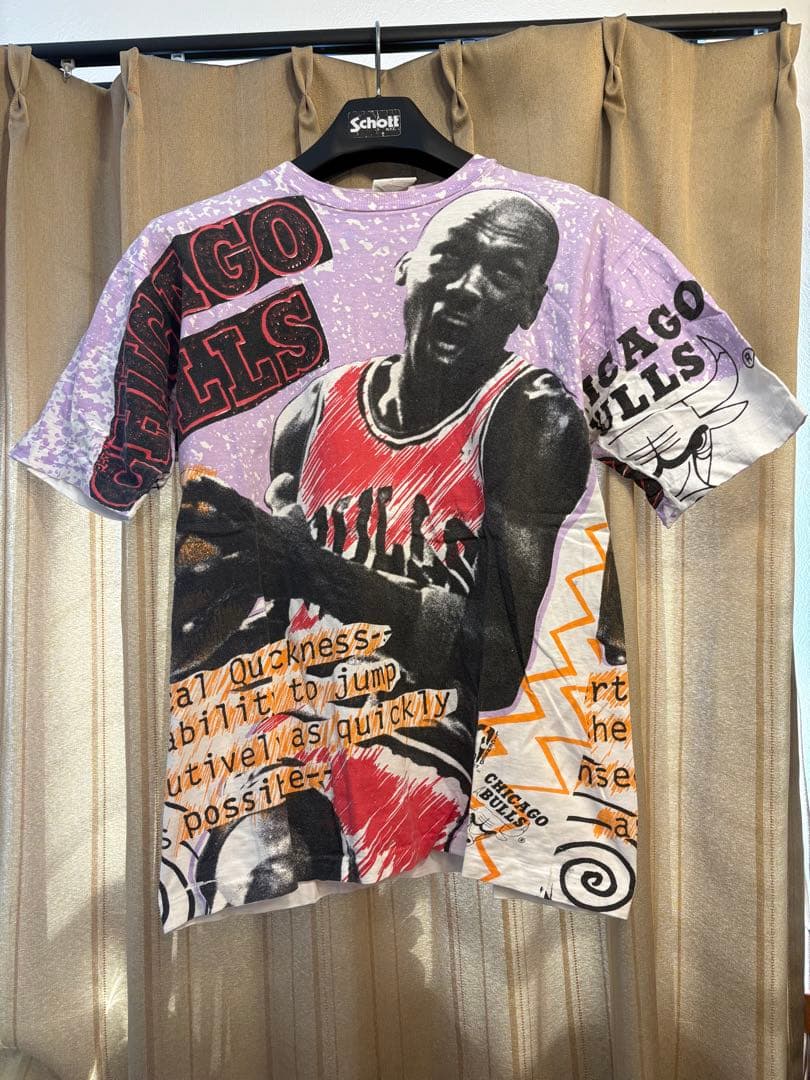 マイケルジョーダン　総柄Tシャツ　90年代 当時物