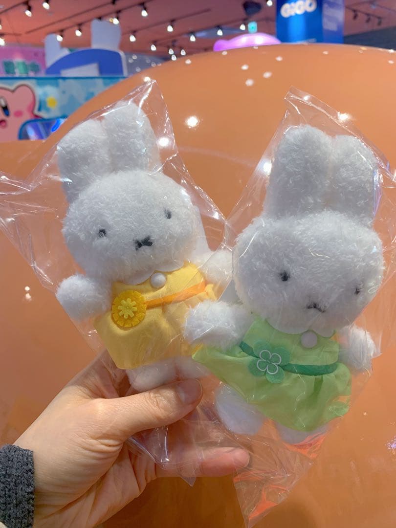 Flower Miffy ほわほわマスコット タンポポ／クローバー 2点セット