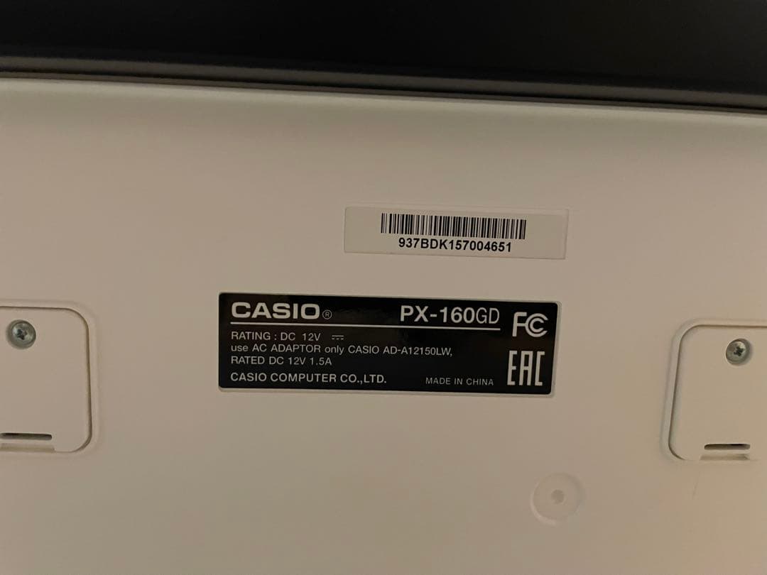 CASIO カシオ 88鍵盤 電子ピアノ Privia PX-160GD