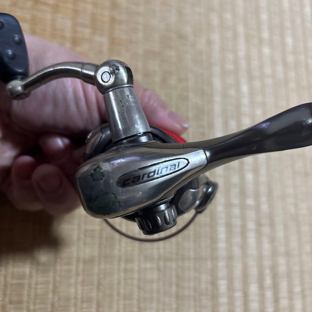 Cardinal リール 赤スプール 金属製