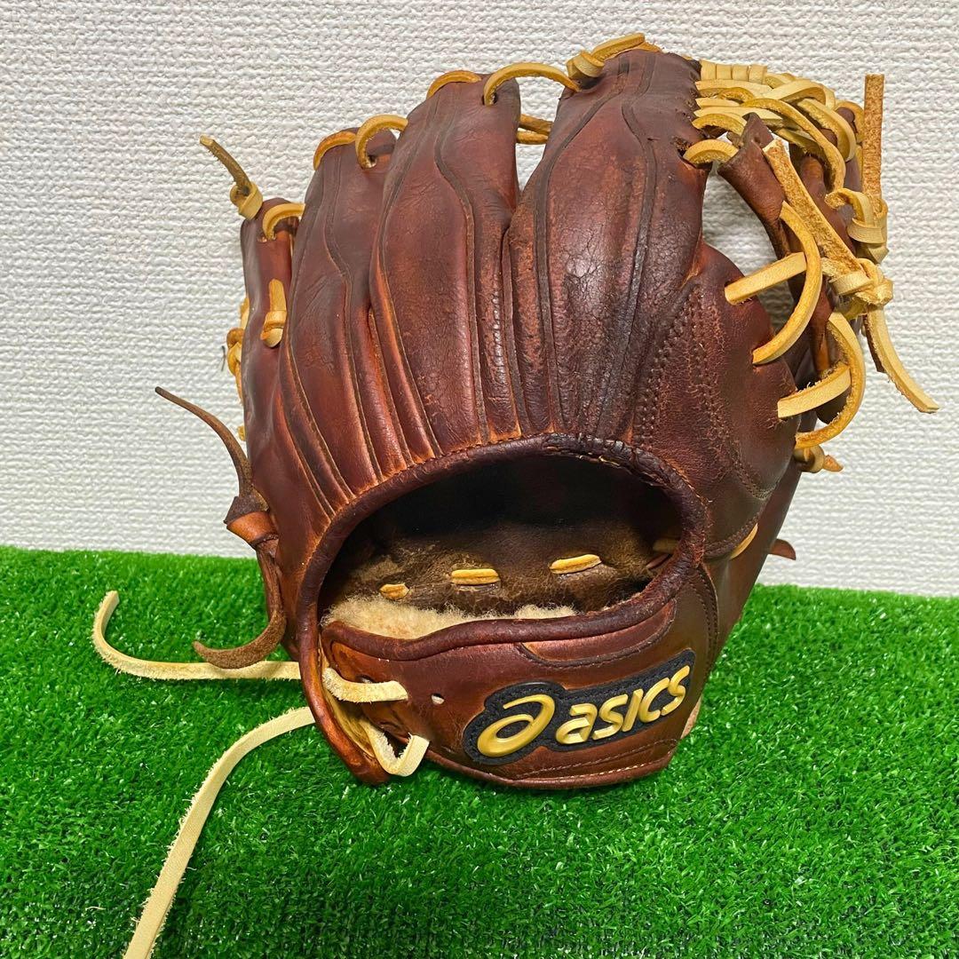 アシックス　ゴールドステージ　硬式　内野用　高校野球対応カラー