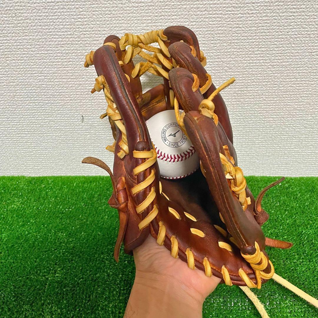 アシックス　ゴールドステージ　硬式　内野用　高校野球対応カラー