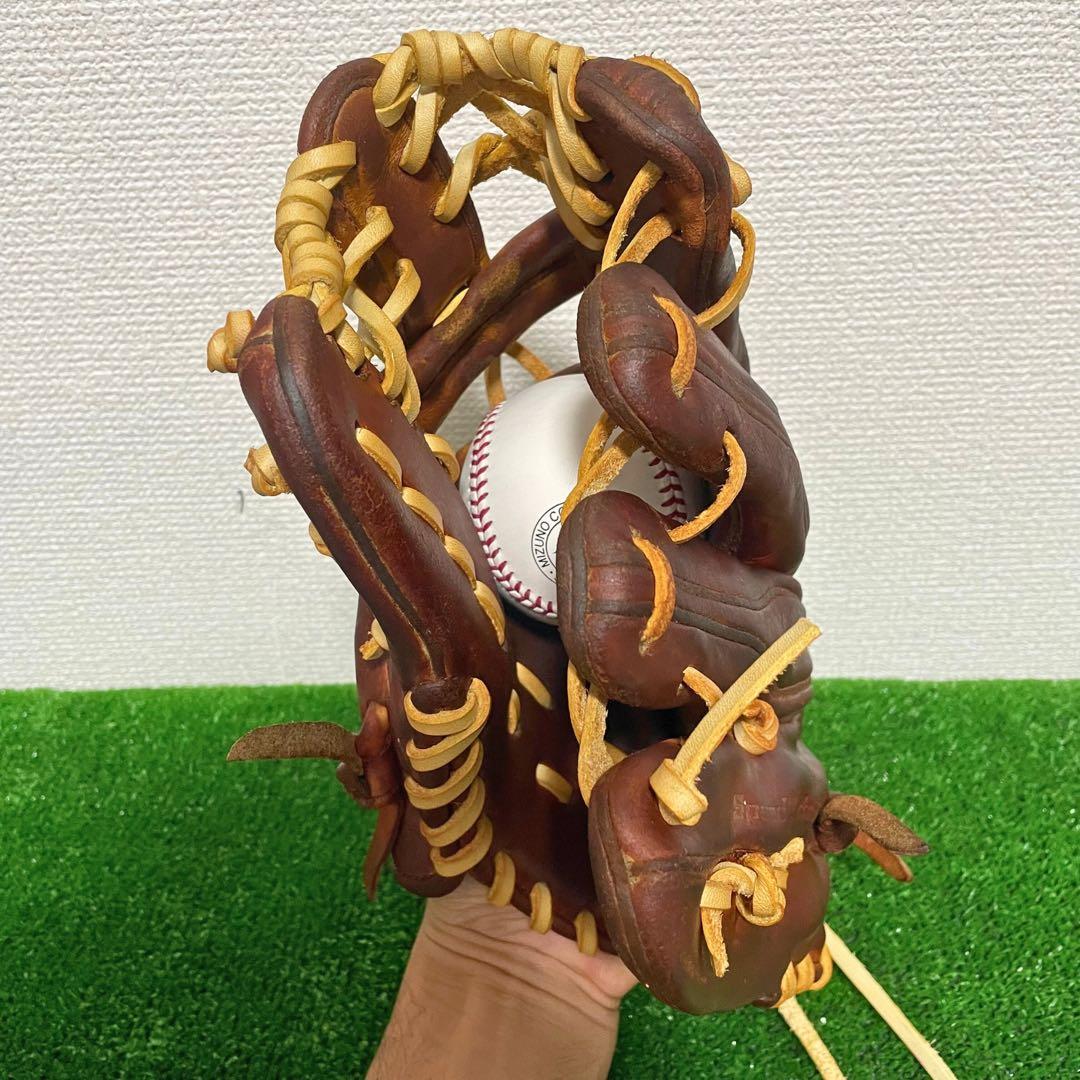 アシックス　ゴールドステージ　硬式　内野用　高校野球対応カラー