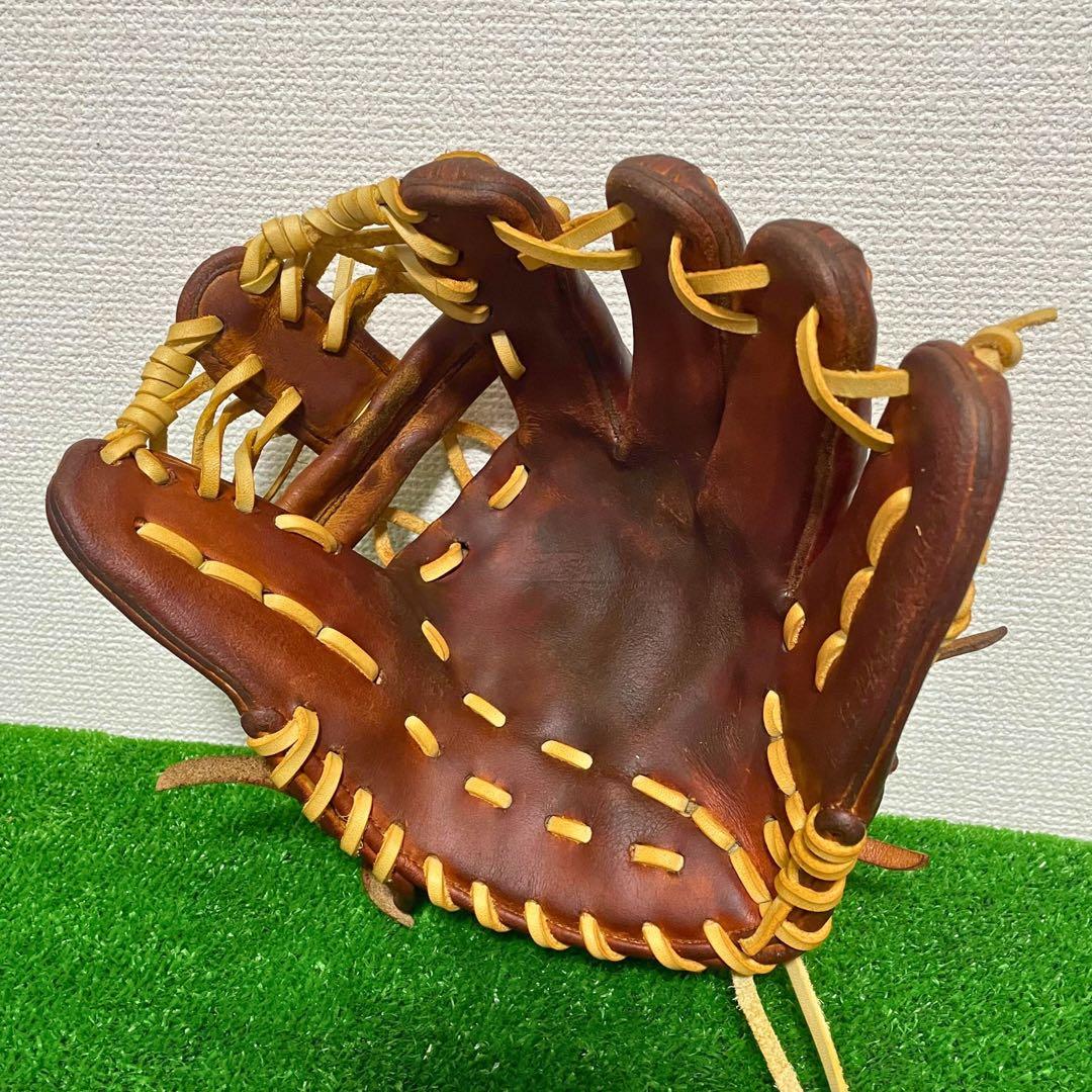 アシックス　ゴールドステージ　硬式　内野用　高校野球対応カラー