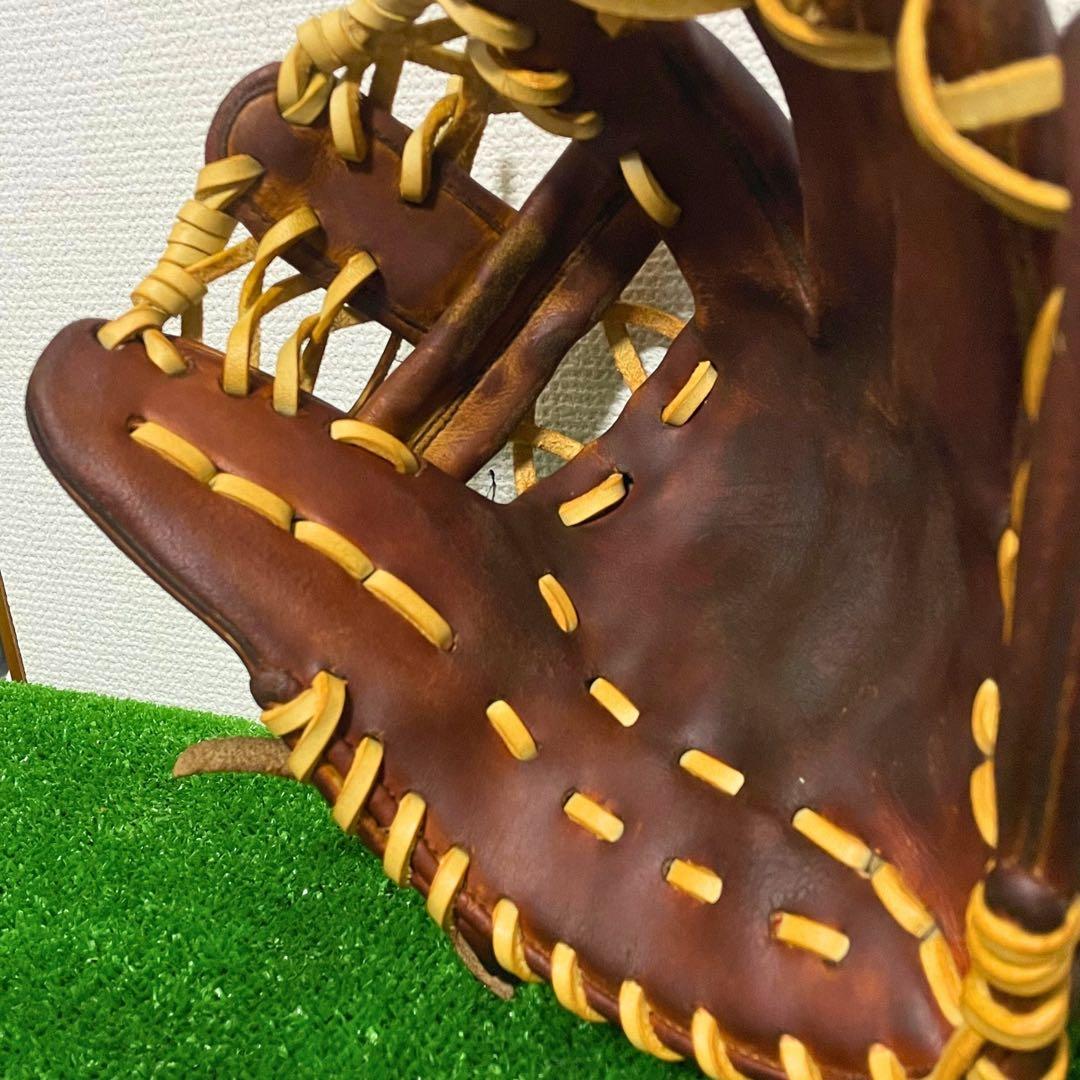 アシックス　ゴールドステージ　硬式　内野用　高校野球対応カラー