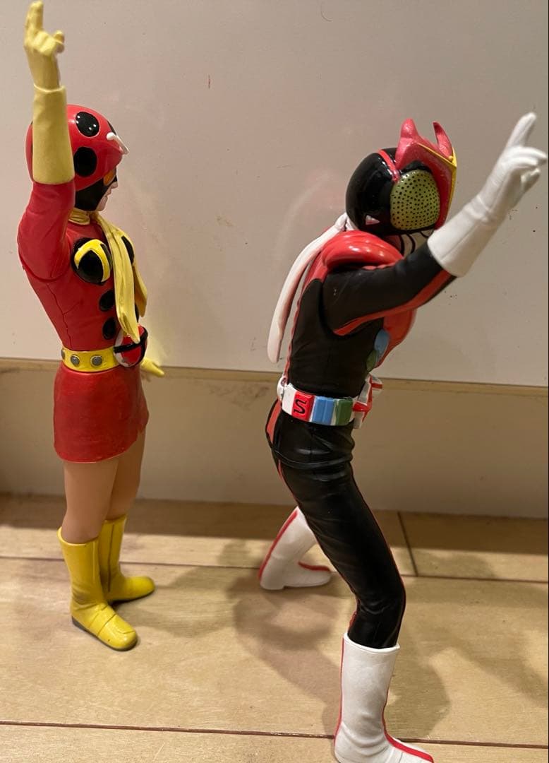 ソフビ魂 仮面ライダーストロンガー、電波人間タックル 2体セット