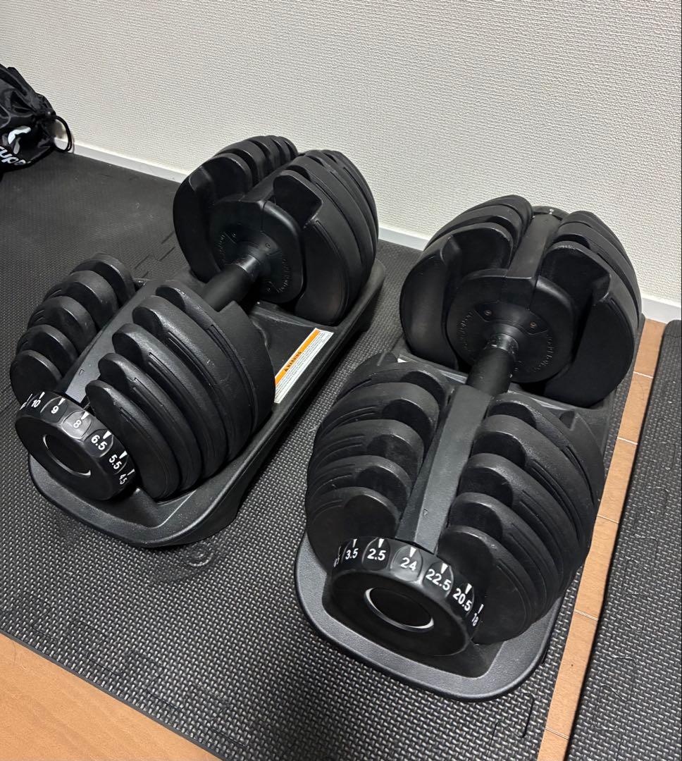 ②可変式ダンベル 24kg 2個セットの片方※説明必読