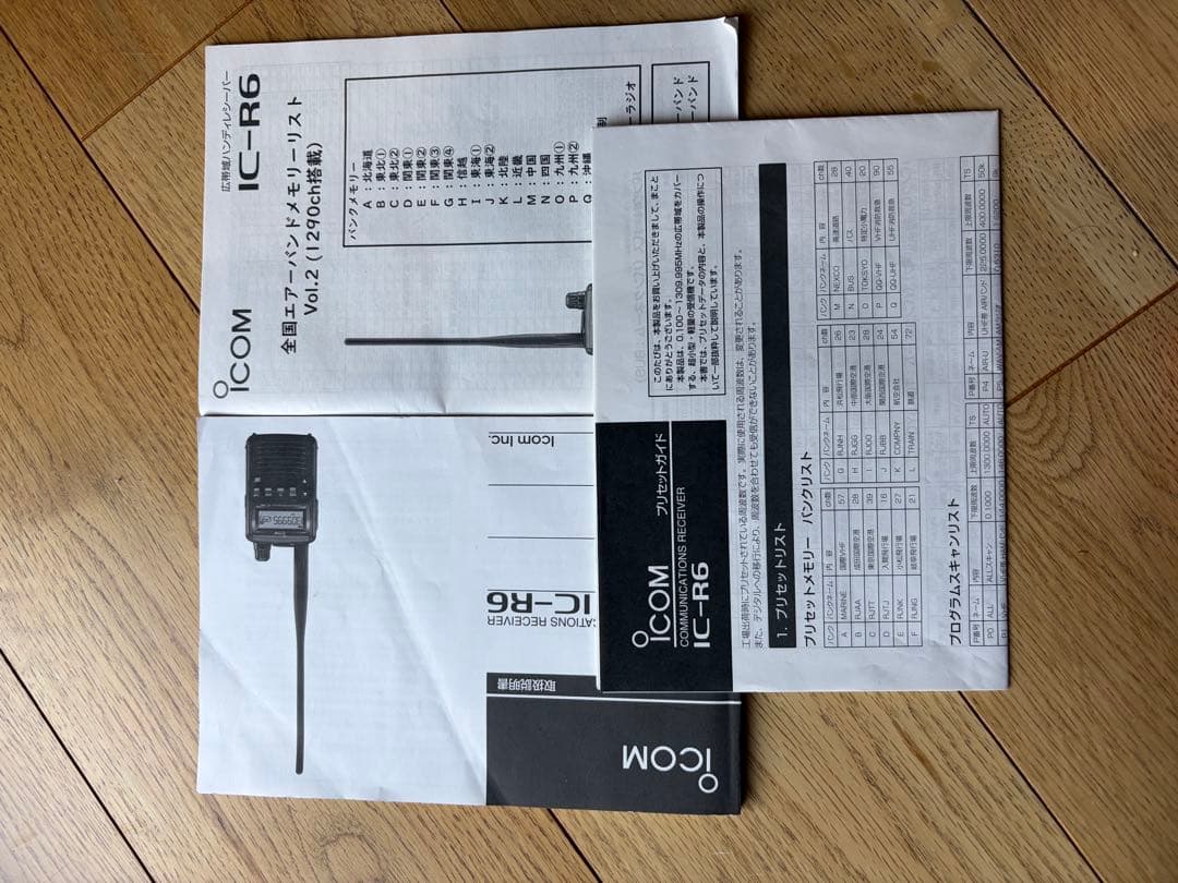 IC-R6 航空無線機 無線機