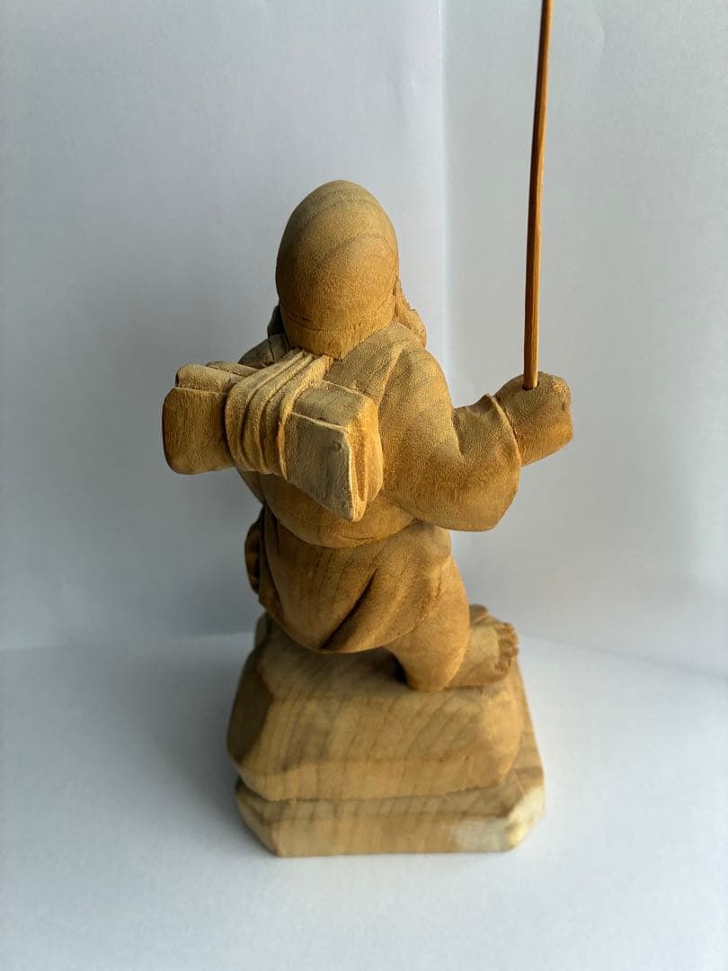 恵比寿　大黒天　木彫　彫刻　置物　縁起物　骨董　七福神　セット