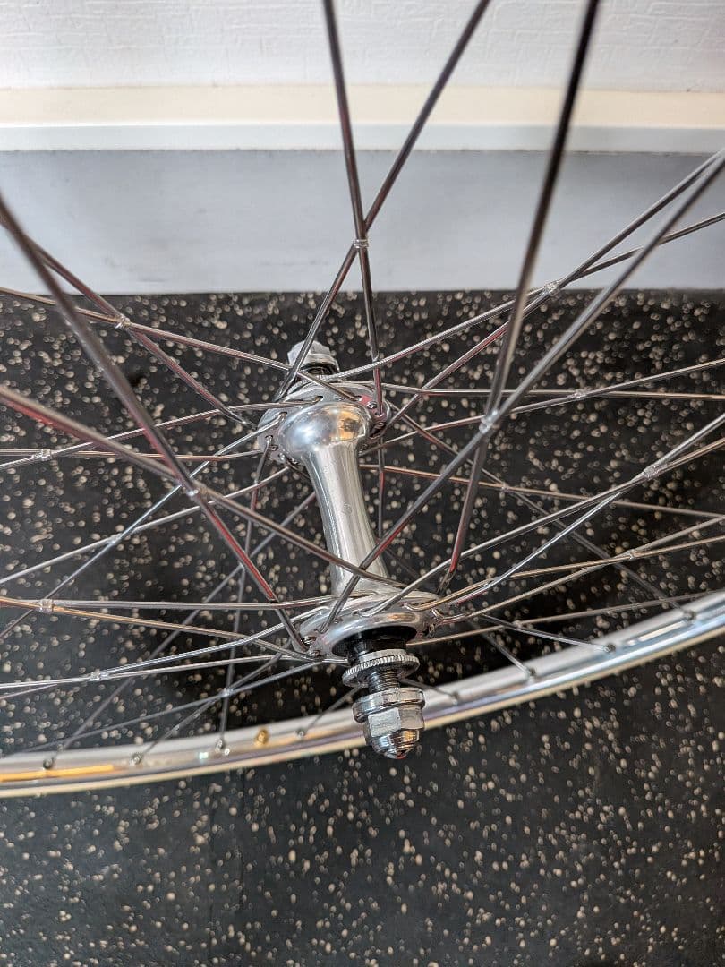 競輪車輪　前輪　スモールハブ