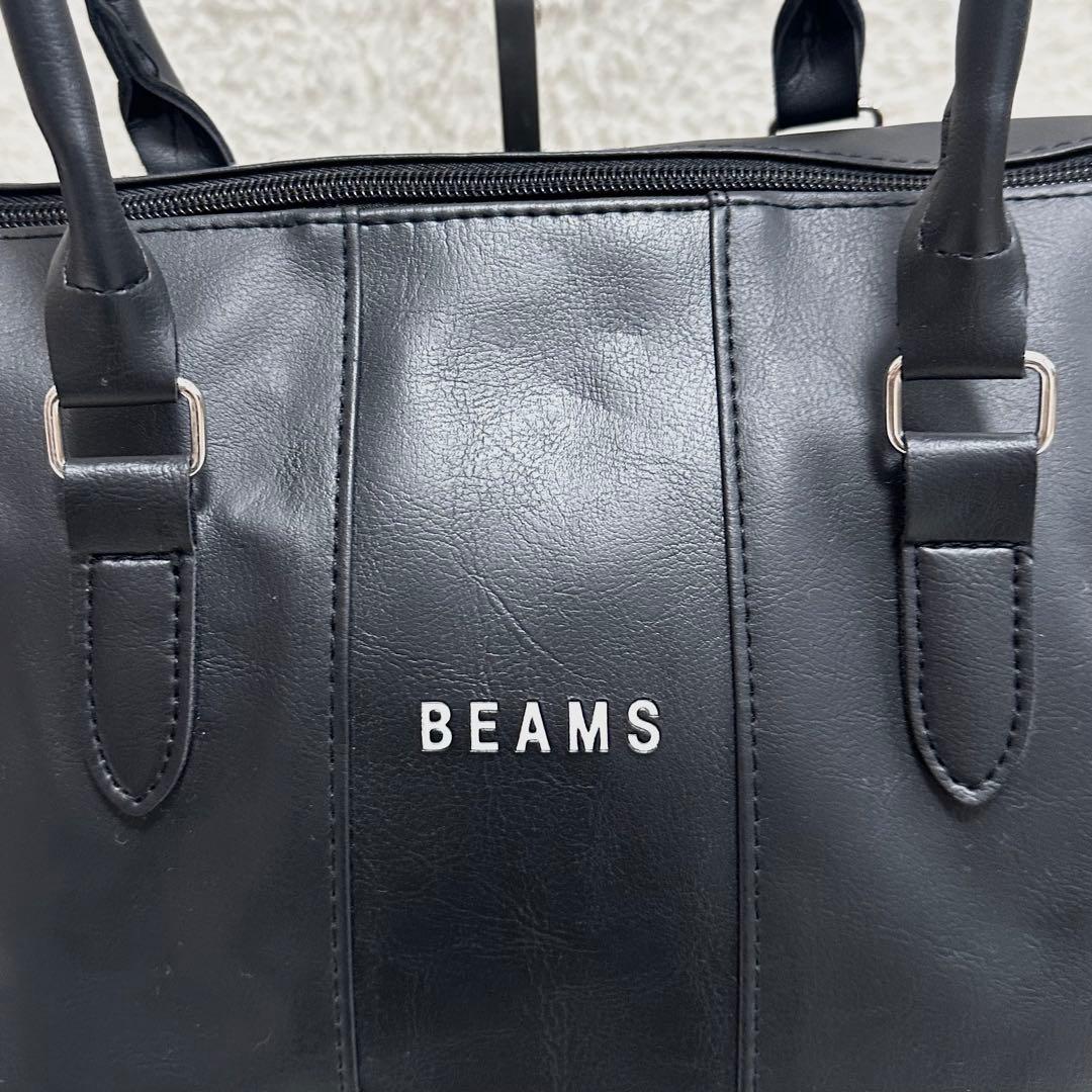 BEAMS トートバッグ ゴルフバッグ ボストン ブラック ビームス 大容量