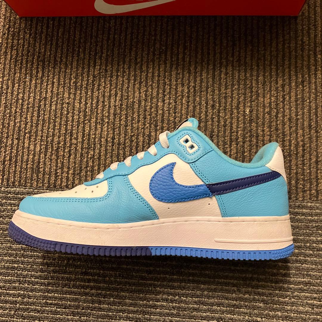 Nike Air Force 1 ブルー/ホワイト 25cm