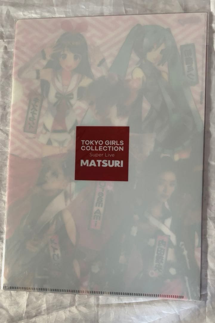 TOKYO GIRLS COLLECTION 初音ミク　クリアファイル