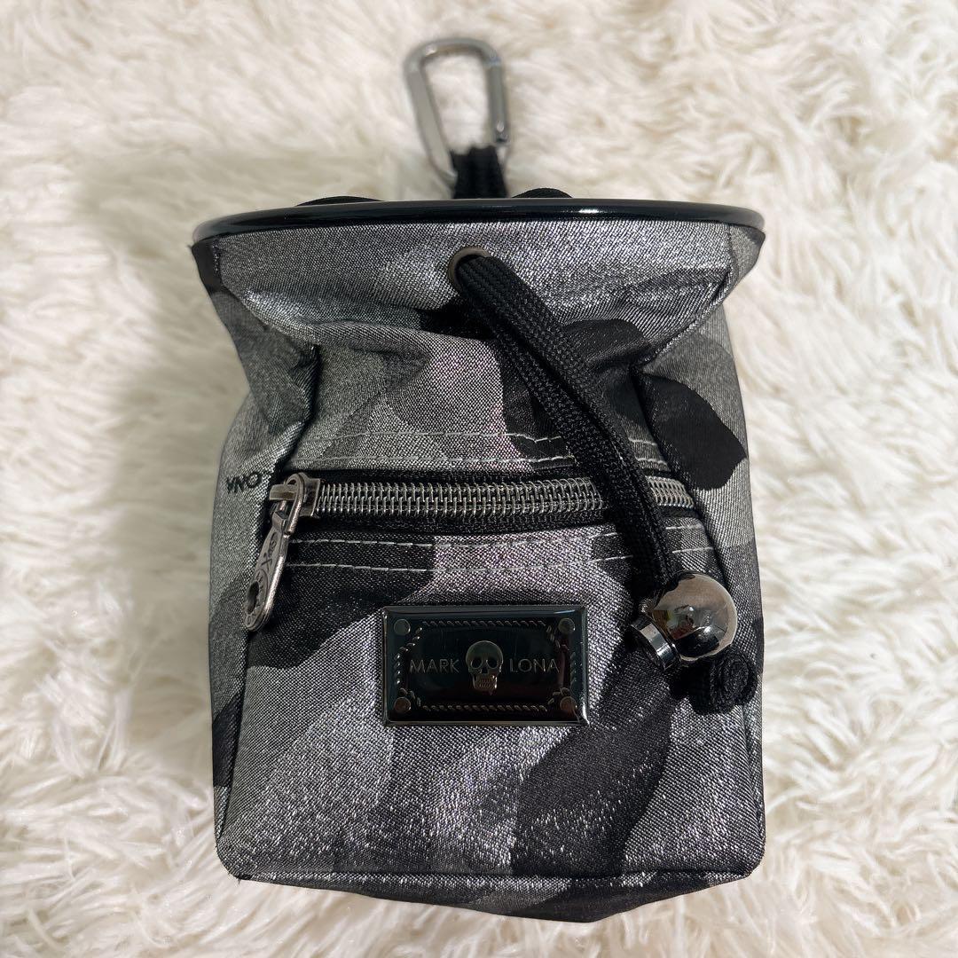 ✨美品✨ MARK&LONA ゴルフポーチ カモフラージュ 迷彩 カラビナ