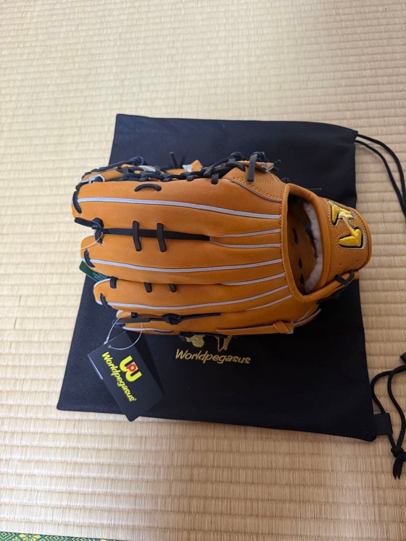 【新品未使用】ワールドペガサス 外野手用 硬式グローブ WGK6P7 日本製