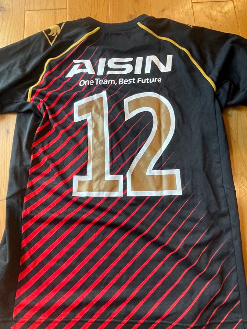 サッカーＪリーグ　名古屋グランパス 20周年記念ユニホーム　12サイズOサイズ