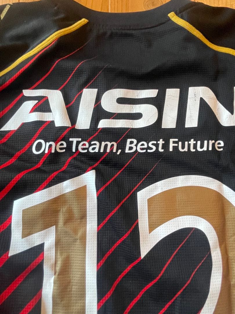 サッカーＪリーグ　名古屋グランパス 20周年記念ユニホーム　12サイズOサイズ