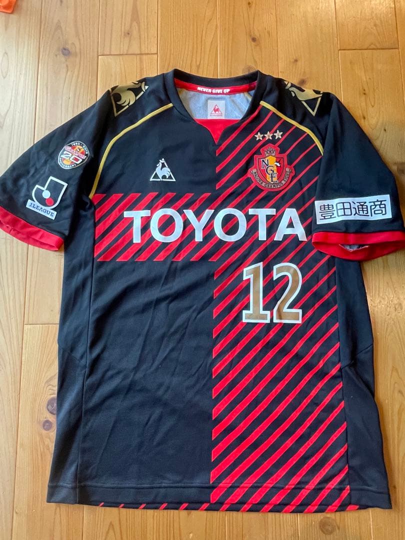 サッカーＪリーグ　名古屋グランパス 20周年記念ユニホーム　12サイズOサイズ
