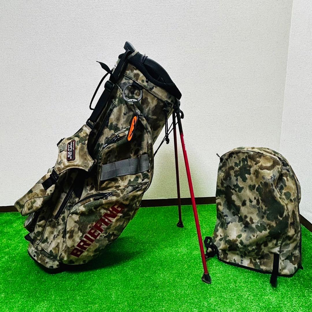 ブリーフィング サンマウンテン キャディバッグ スタンド 迷彩